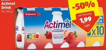 Hofer Actimel Drink 10 x 100 g Angebot