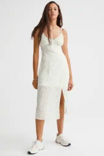 H&M Kleid mit schlitz Angebot