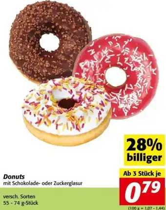 Nah&Frisch Donuts 55-74 g Angebot