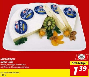 Nah&Frisch Schärdinger Rahm-Brie 100 g Angebot