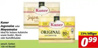 Nah&Frisch Kuner Jogonaise oder Mayonnaise 100 ml Angebot