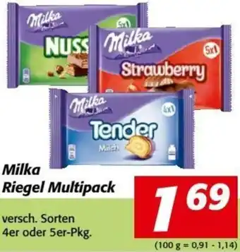 Nah&Frisch Milka Riegel Multipack Angebot