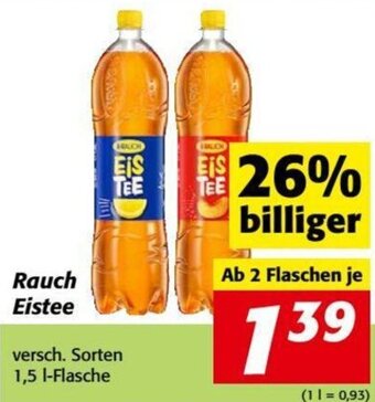 Nah&Frisch Rauch Eistee 1,5 l Angebot