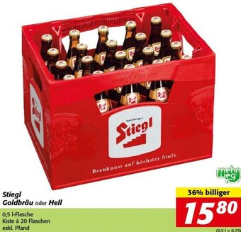 Nah&Frisch Stiegl Goldbräu oder Hell 0,5 l Angebot