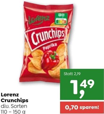 ADEG Lorenz Crunchips 110-150 g Angebot