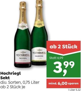 ADEG Hochriegl Sekt 0,75 Liter Angebot