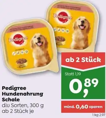 ADEG Pedigree Hundenahrung Schale 300 g Angebot