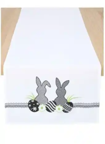 Bonprix Bio baumwoll tischläufer mit druck osterhasen Angebot