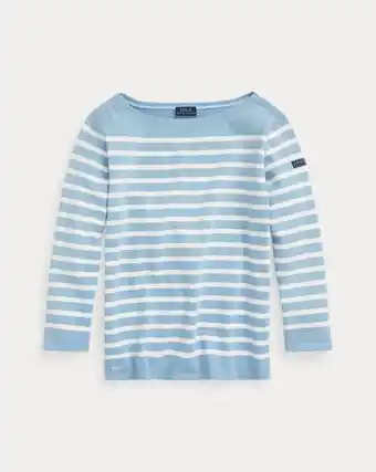 Ralph Lauren Gestreiftes baumwolljersey-t-shirt Angebot