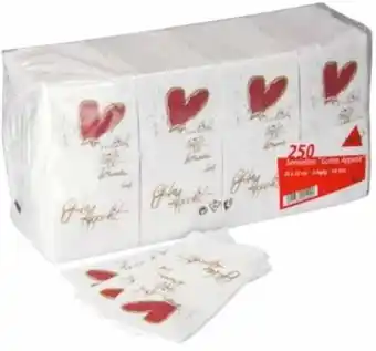 Transgourmet Servietten Herzlich Willkommen 33 x 33 cm Angebot