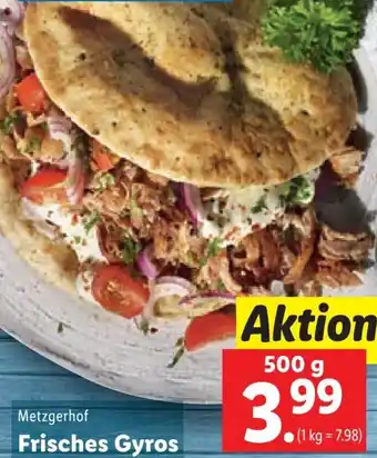 Lidl Frisches Gyros 500 g Angebot