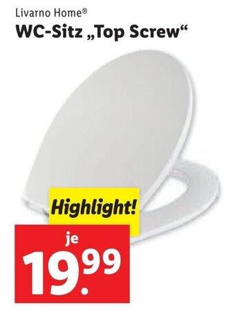 Lidl WC-Sitz, Top Screw Angebot