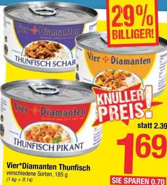 Maximarkt Vier Diamanten Thunfisch 185 g Angebot