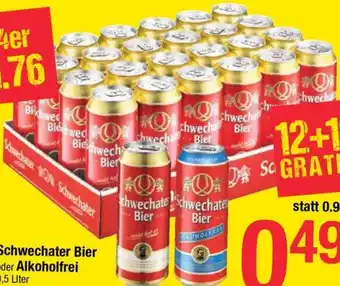 Maximarkt Schwechater Bier oder Alkoholfrei 0,5 Liter Angebot