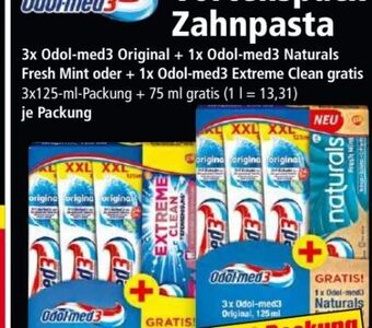 Norma Vorteilspack zahnpasta Angebot