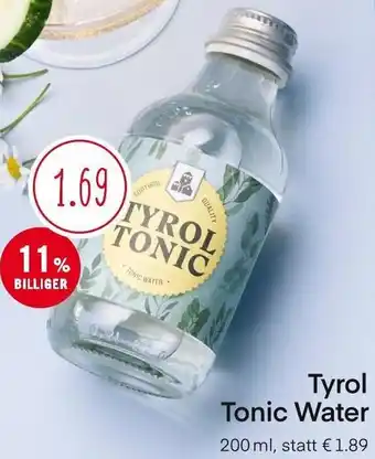 MPreis Tyrol Tonic Water 200 ml Angebot