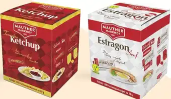 T&G Mautner Markhof Ketchup oder Estragon Senf Beutel 100 x 20g Angebot