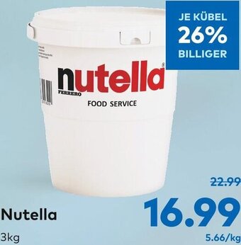T&G Nutella 3kg Angebot