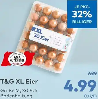 T&G T&G XL Eier 30 stk. Angebot