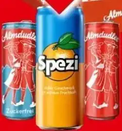 Interspar Almdudler Original, Zuckerfrei oder Spezi Orange 0,33 Liter Angebot