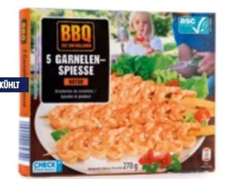 Hofer Grill garnelen spieße Angebot