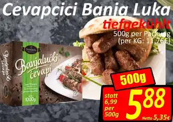 Wurstico Cevapcici Bania Luka 500 g Angebot