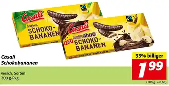 Nah&Frisch Casali Schokobananen 300 g-Pkg Angebot