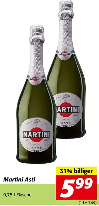 Nah&Frisch Martini Asti 0,75 l-Flasche Angebot