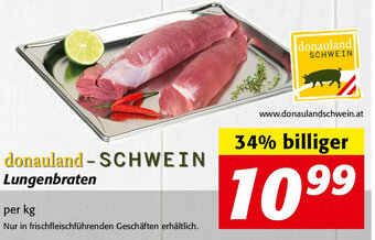 Nah&Frisch Donauland Schwein Lungenbraten Angebot