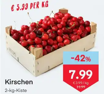 MPreis Kirschen 2-kg-Kiste Angebot
