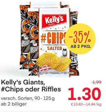MPreis Kelly;s Giants, Chips oder Riffles Angebot