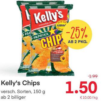 MPreis Kelly's Chips 150g Angebot