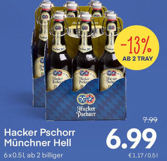 MPreis Hacker Pschorr Münchner Hell 6x0.5l Angebot