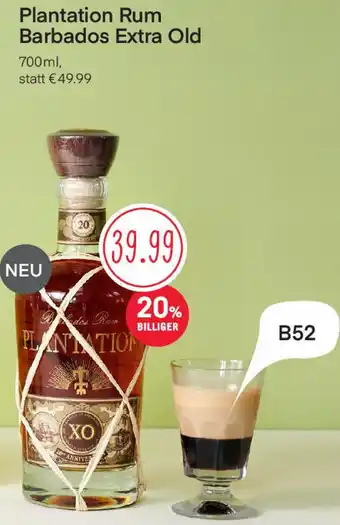 MPreis Plantation Rum Barbados Extra Old 700ml Angebot