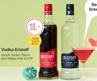 MPreis Vodka Eristoff 700ml Angebot