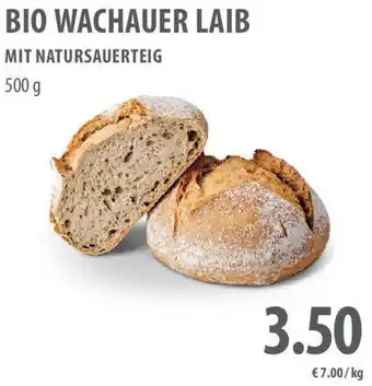 MPreis Bio Wachauer Laib Mit Natursauerteig 500g Angebot