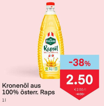 MPreis Kronenöl Aus 100% österr.Raps Angebot