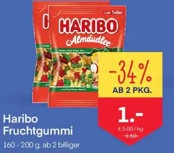 MPreis Haribo Frugchtgummi 160-200g Angebot