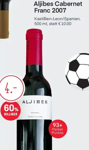 MPreis Aljibes Cabernet Franc 2007 500ml Angebot