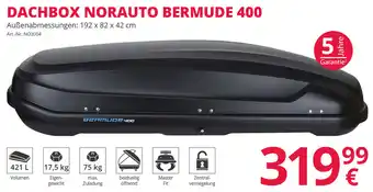 A.T.U. Dachbox Norauto Bermude 400 192 x 82 x 42cm Angebot
