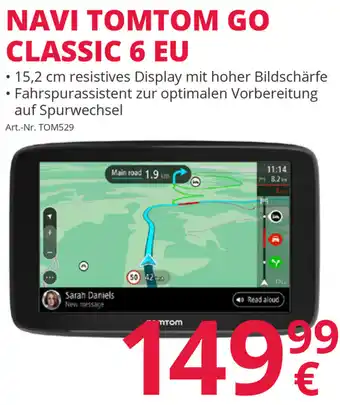 Navi Tomtom Go Classic 6 Ey 15,2 cm