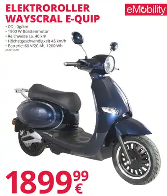 Elektroroller Wayscral E-Quip