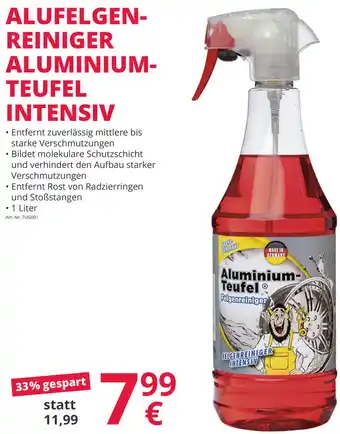 Alufelgen Reiniger Aluminium-Teufil Intensiv