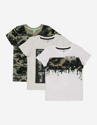 Takko Jungen t-shirt - 3er-pack Angebot