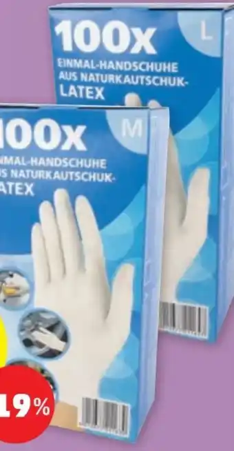 PENNY Latex-einweghandschuhe Angebot