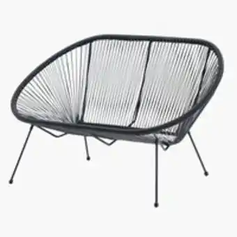 JYSK Lounge-sofa ubberup 2 pers. schwarz Angebot