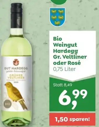 ADEG Bio Weingut HArdegg Gr. Veltliner oder Rosé 0,75 Liter Angebot
