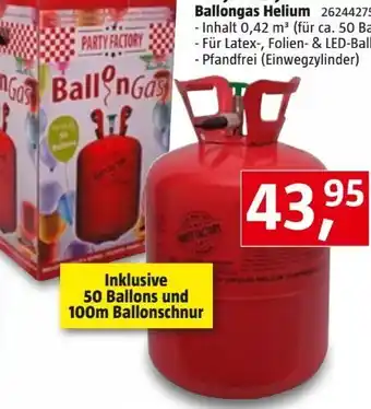 Bauhaus Ballongas-helium Angebot
