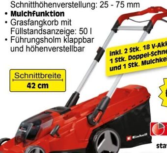 Zgonc Akku-rasenmäher set rasarro 36/42 Angebot