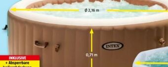 Bauhaus Pure spa außenwhirlpool 85 bubble massage Angebot